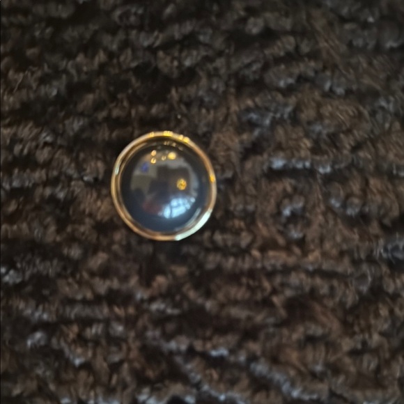 Women's Black Double-Breasted Coat Anthropologie - Picture 7 of 7